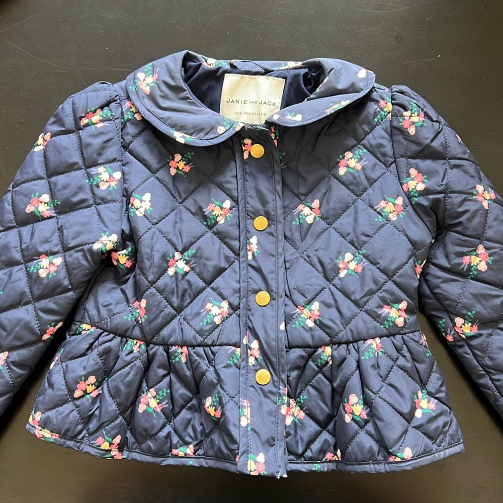 Janie and Jack floral coat.